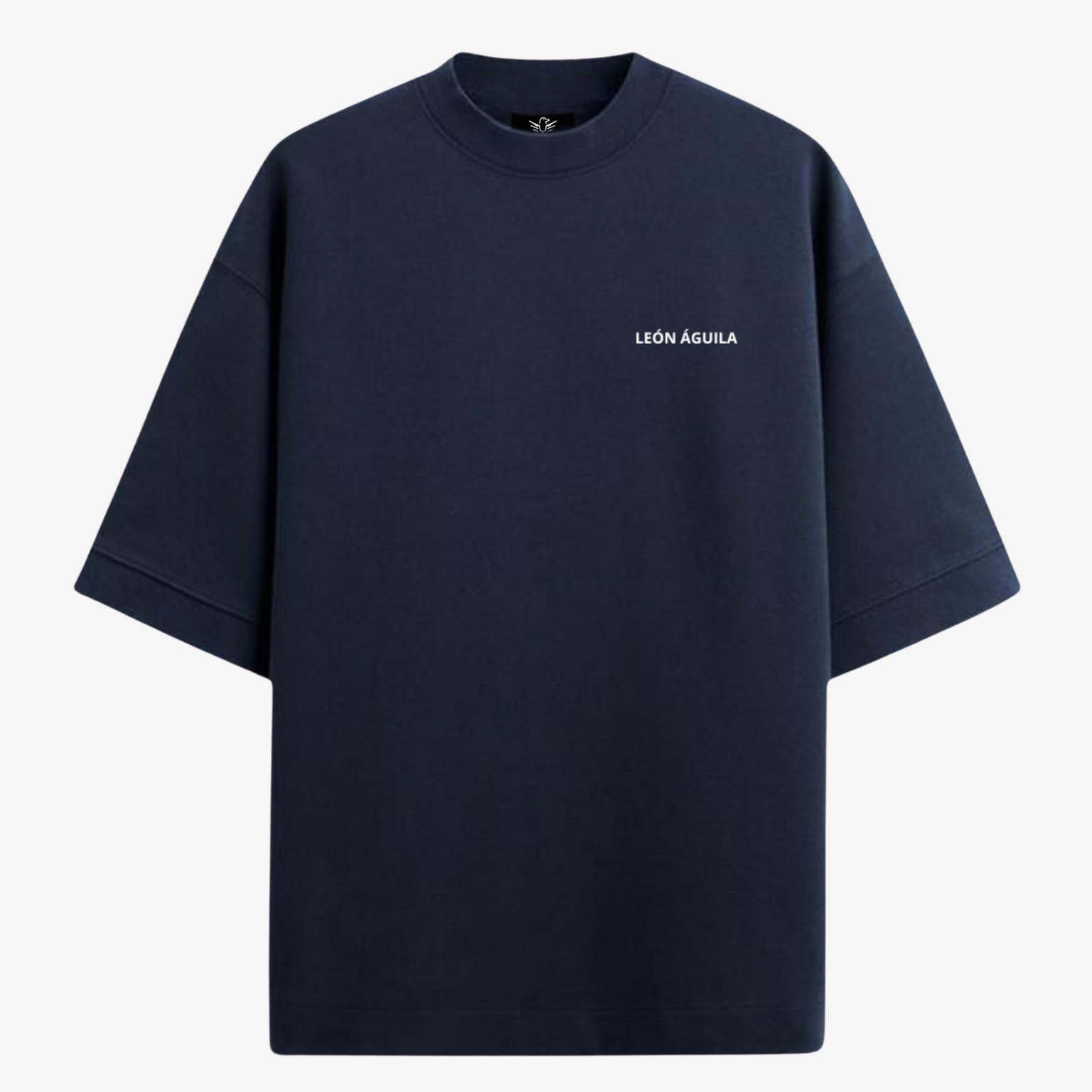 Navy Tee with print