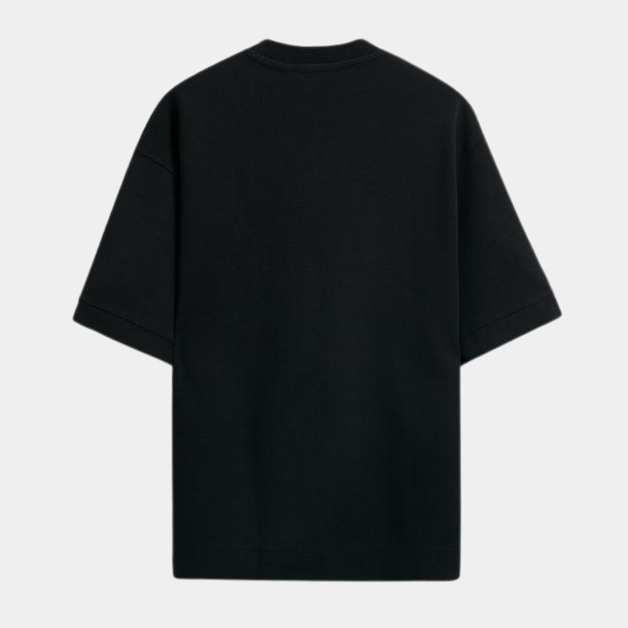 BLACK Oversized T-Shirt with print