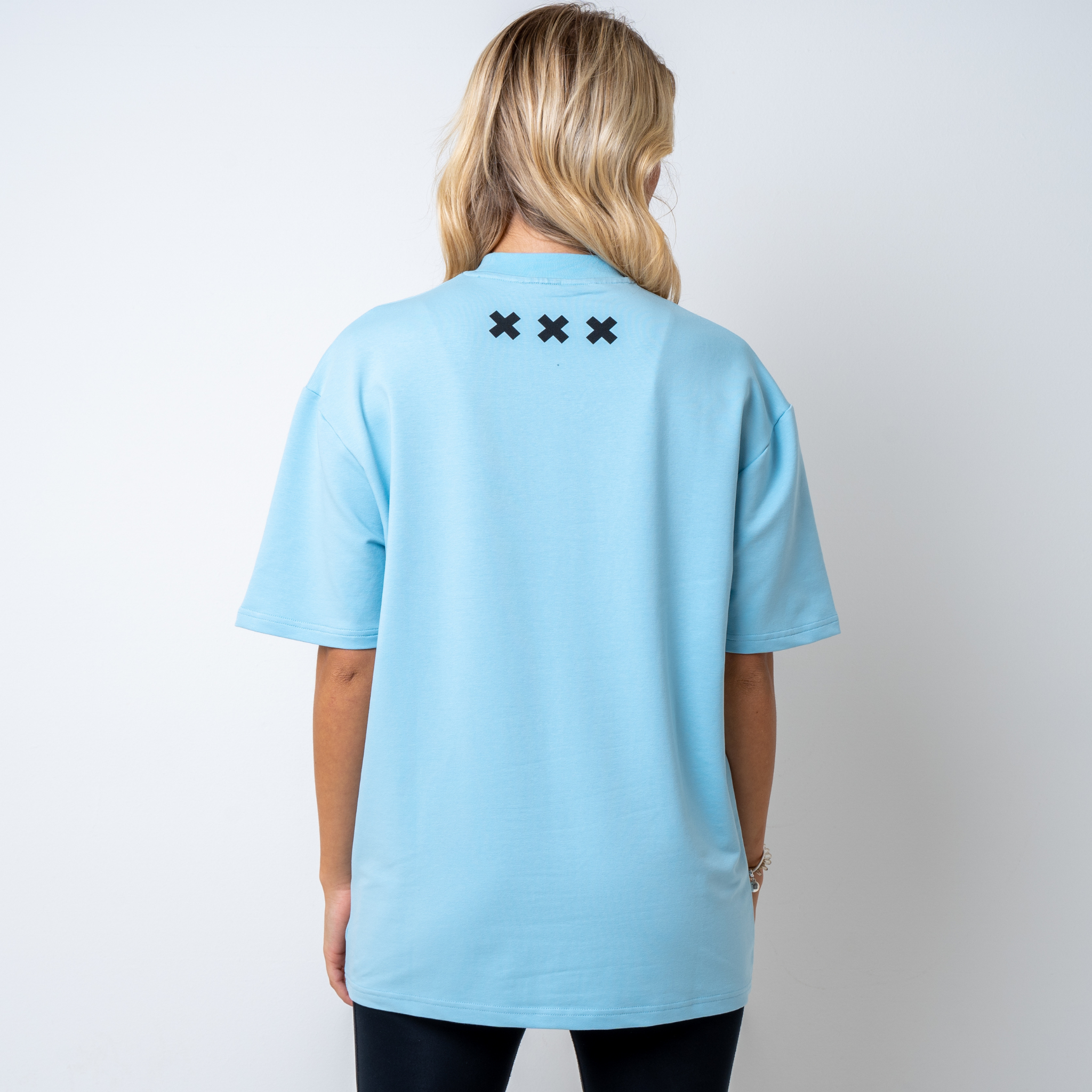 Crystal Blue Amsterdam Oversized T-Shirt Woman