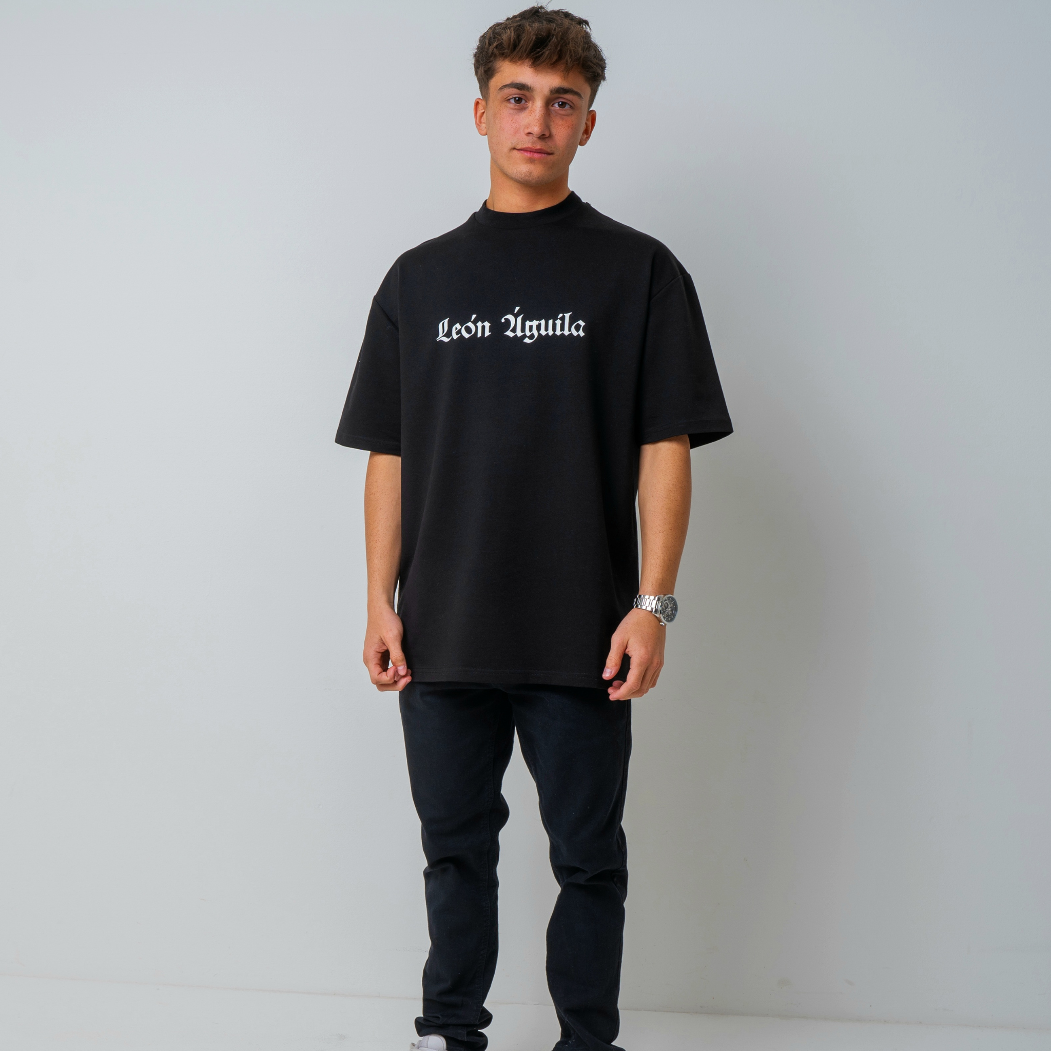 Black Amsterdam Oversized T-Shirt