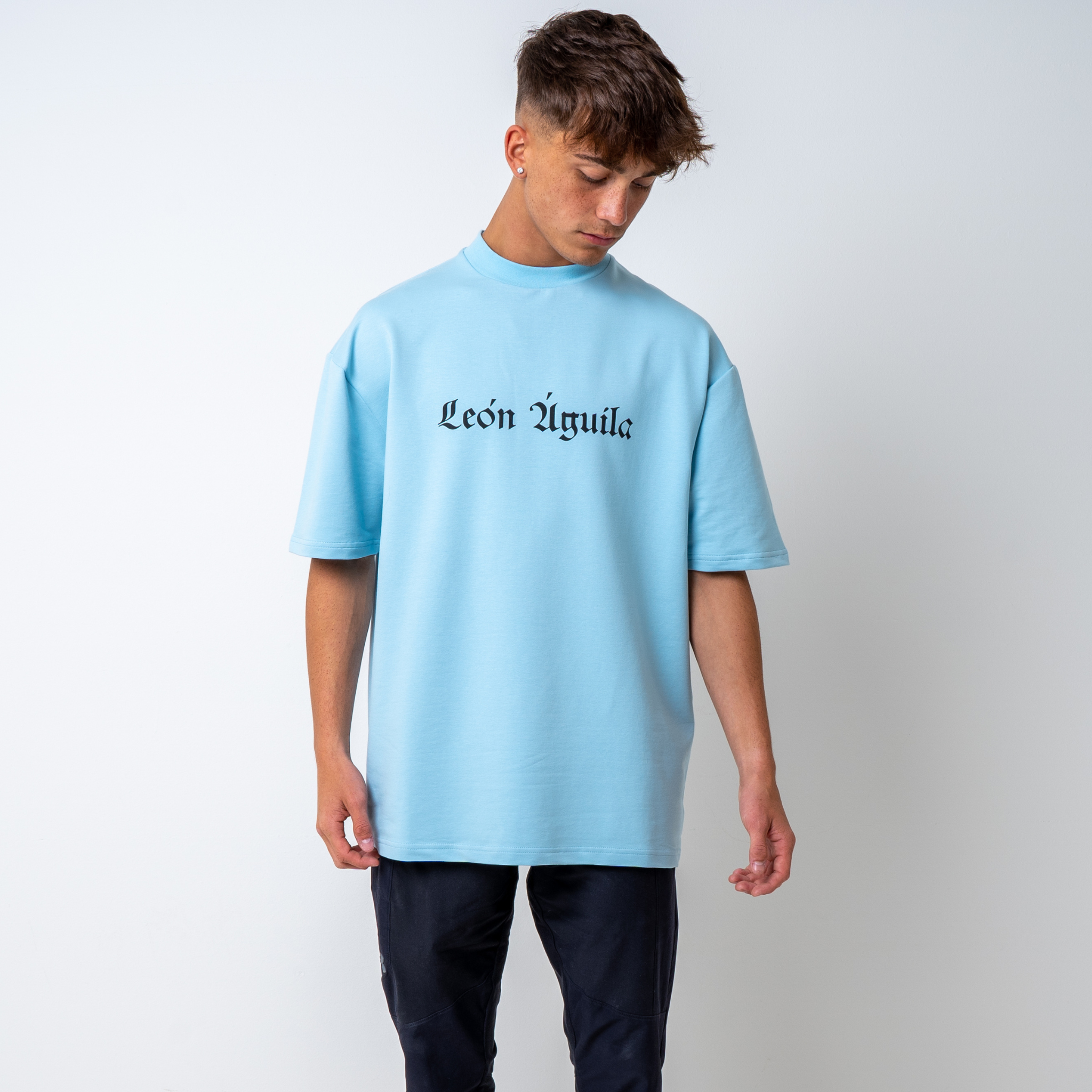 Crystal Blue Amsterdam Oversized T-Shirt