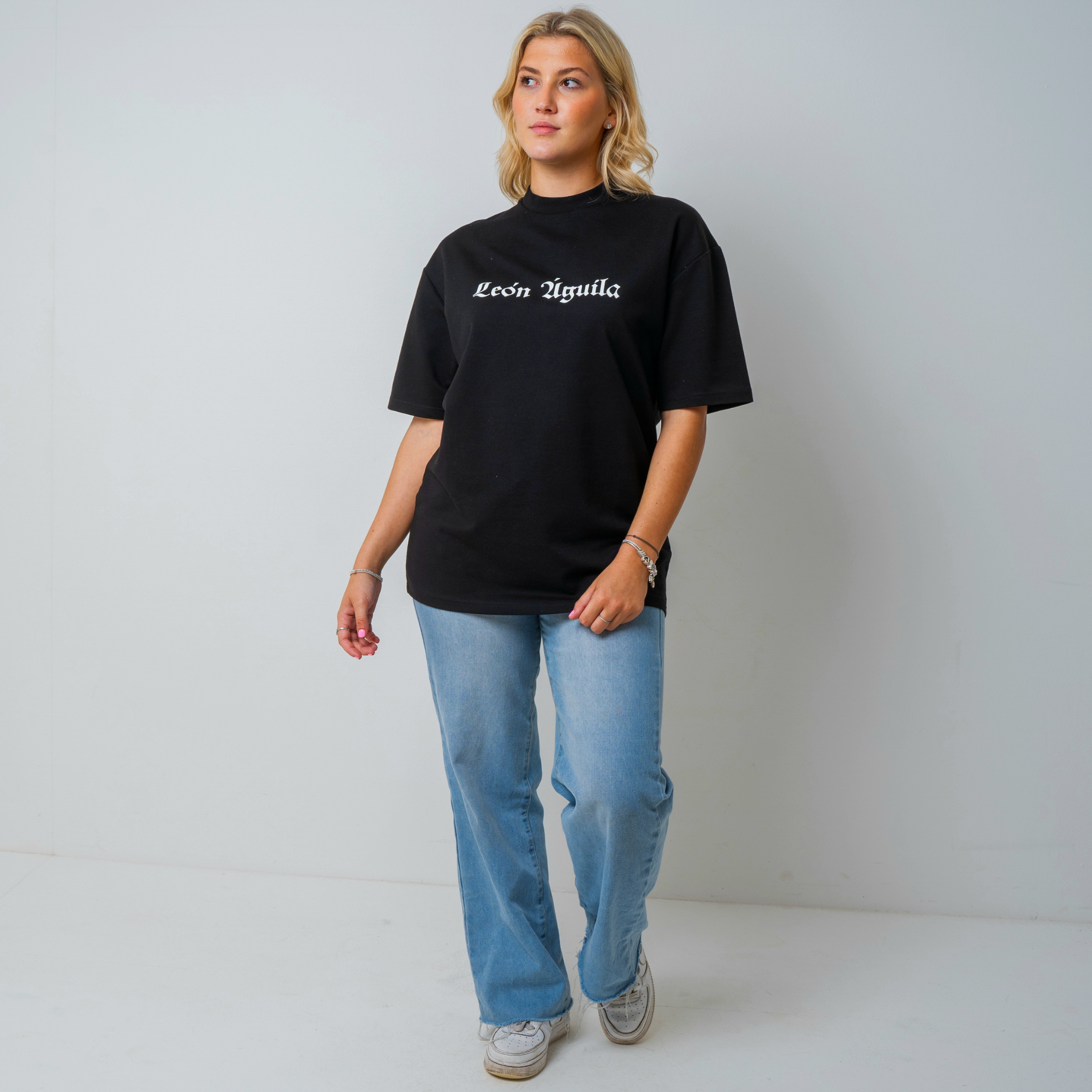 Black Amsterdam Oversized T-Shirt Woman