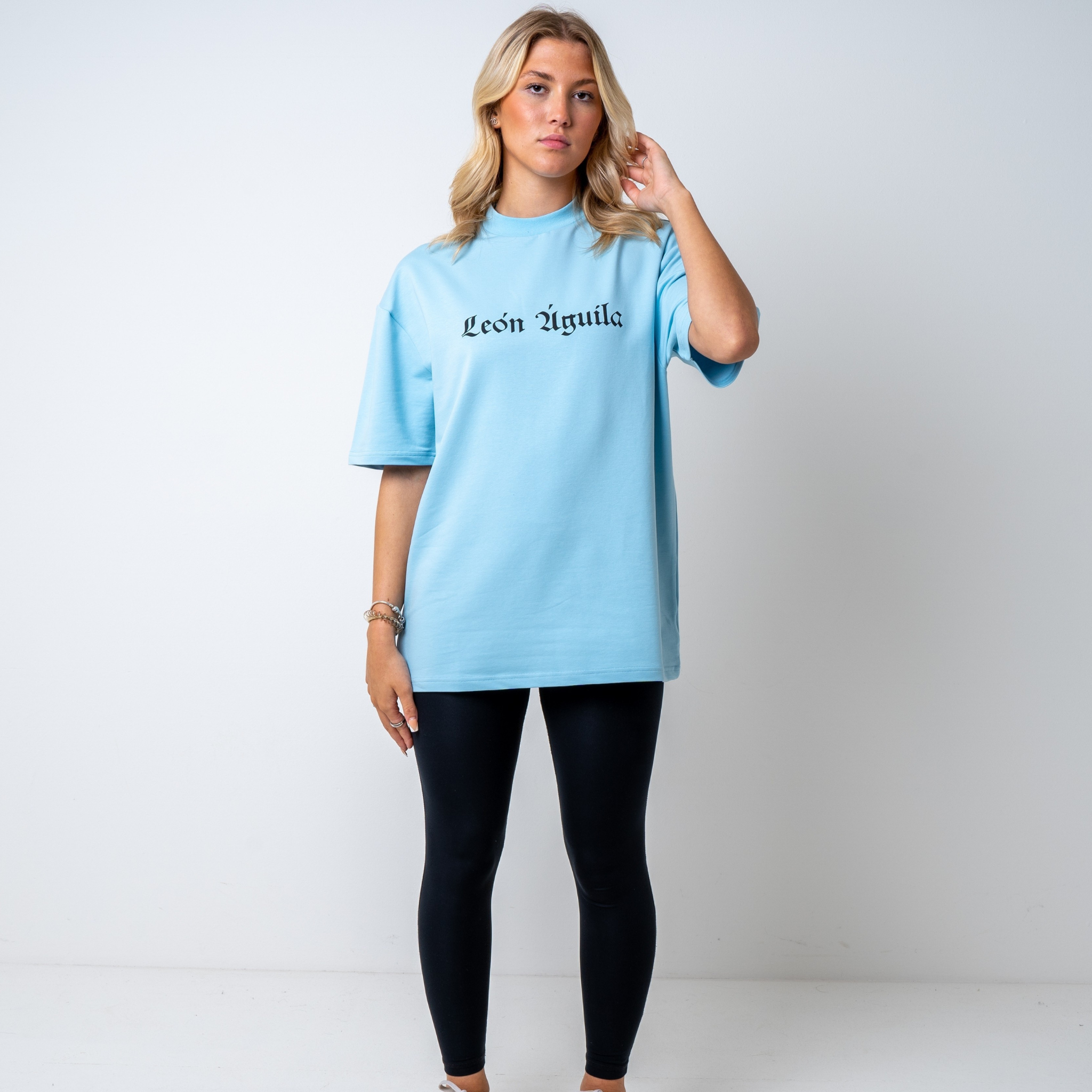 Crystal Blue Amsterdam Oversized T-Shirt Woman