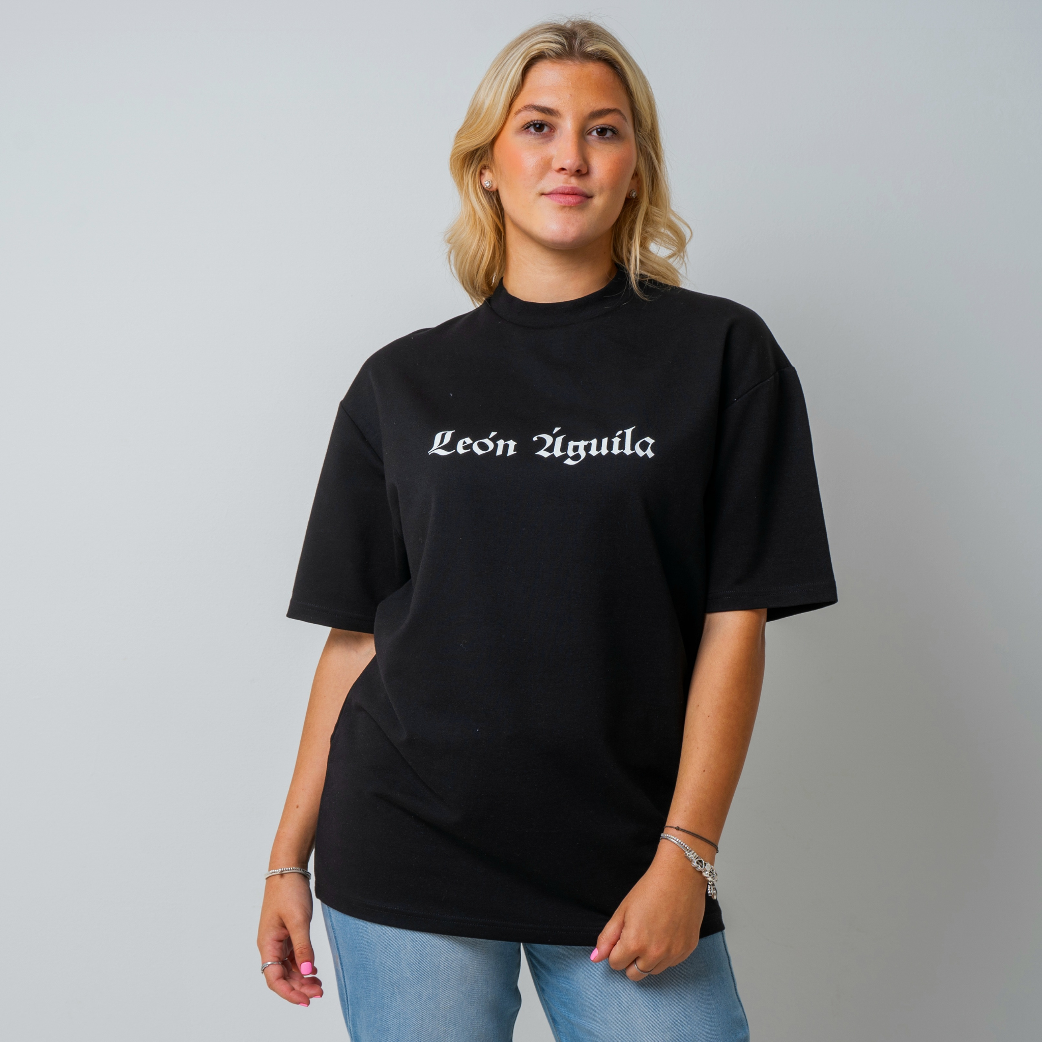 Black Amsterdam Oversized T-Shirt Woman