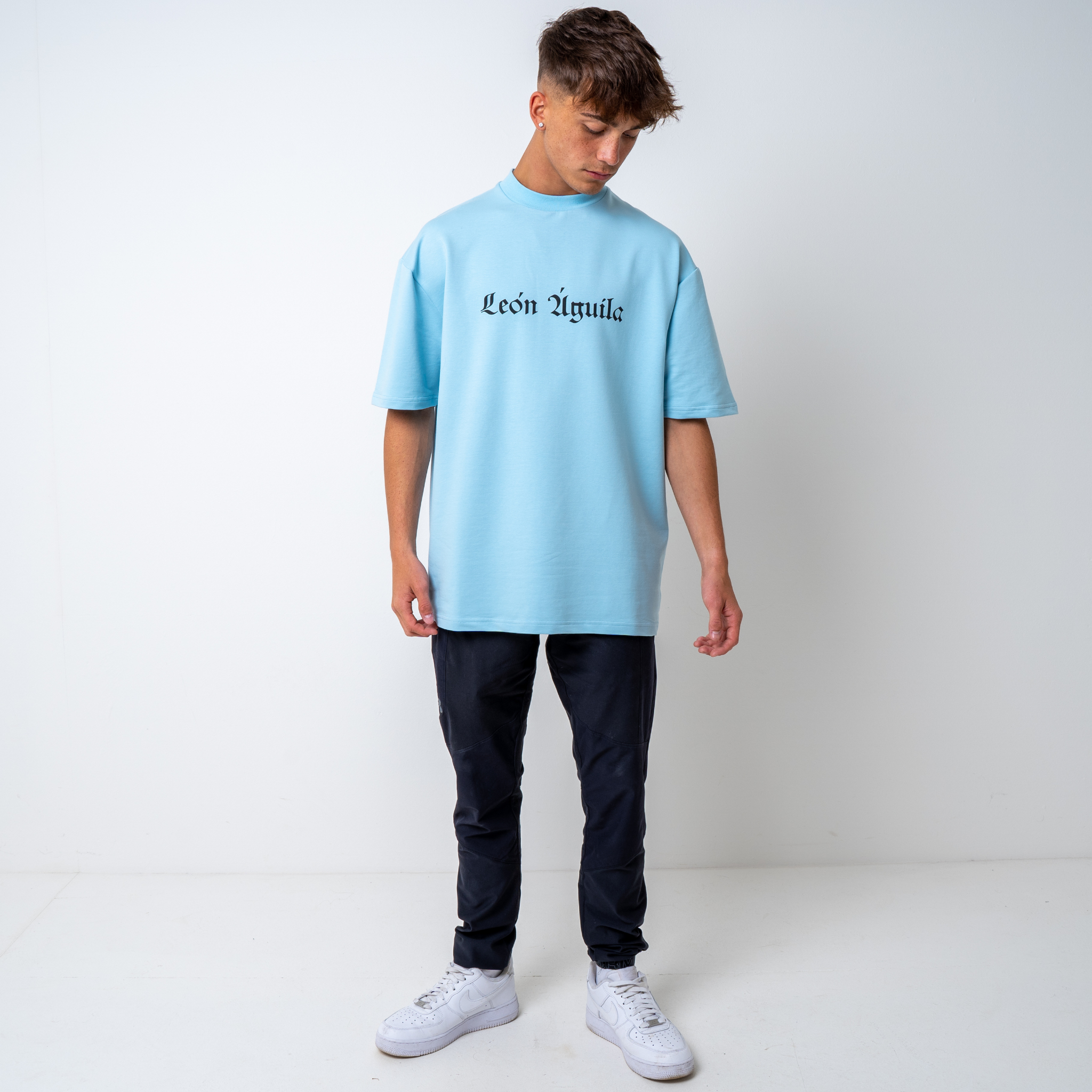 Crystal Blue Amsterdam Oversized T-Shirt