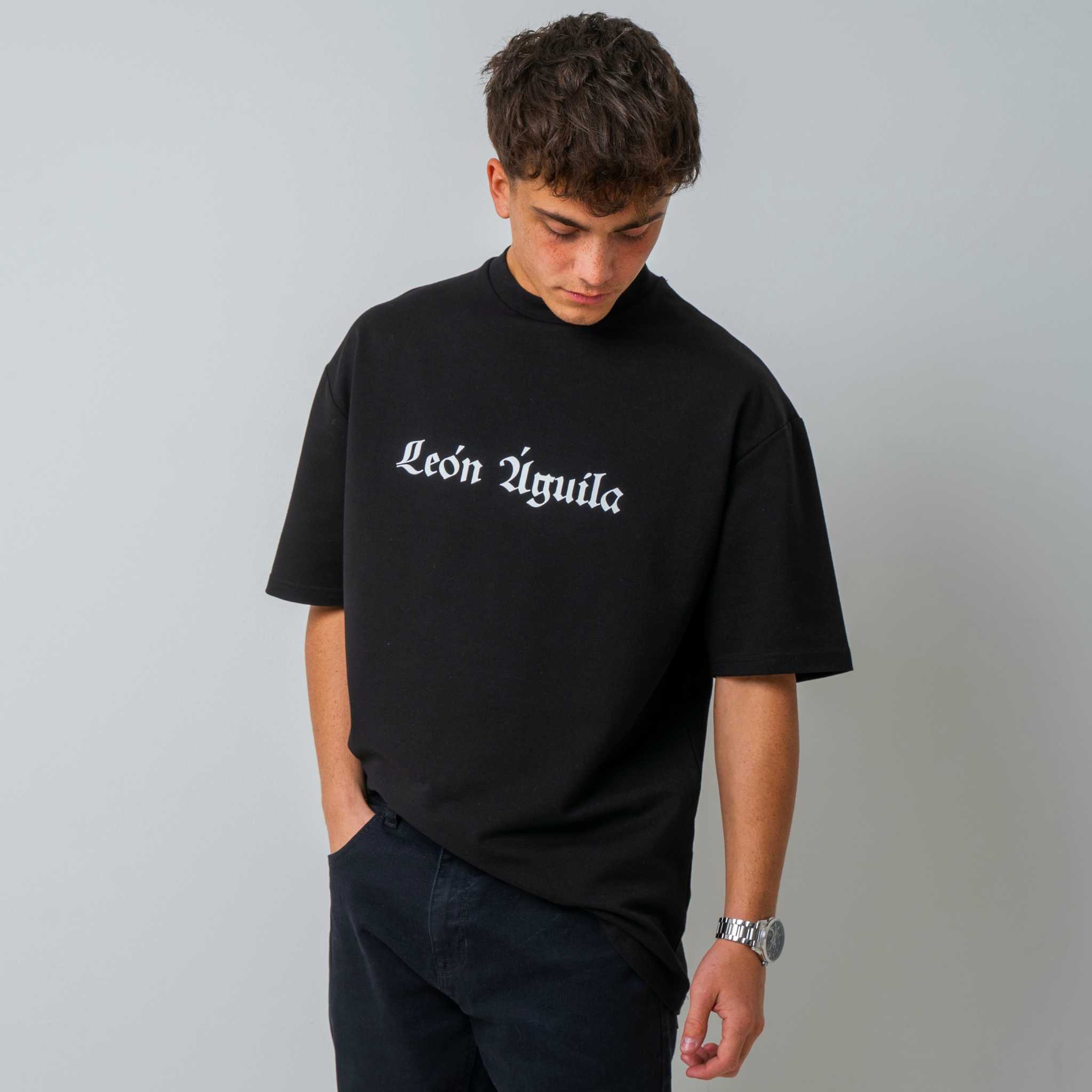 Black Amsterdam Oversized T-Shirt