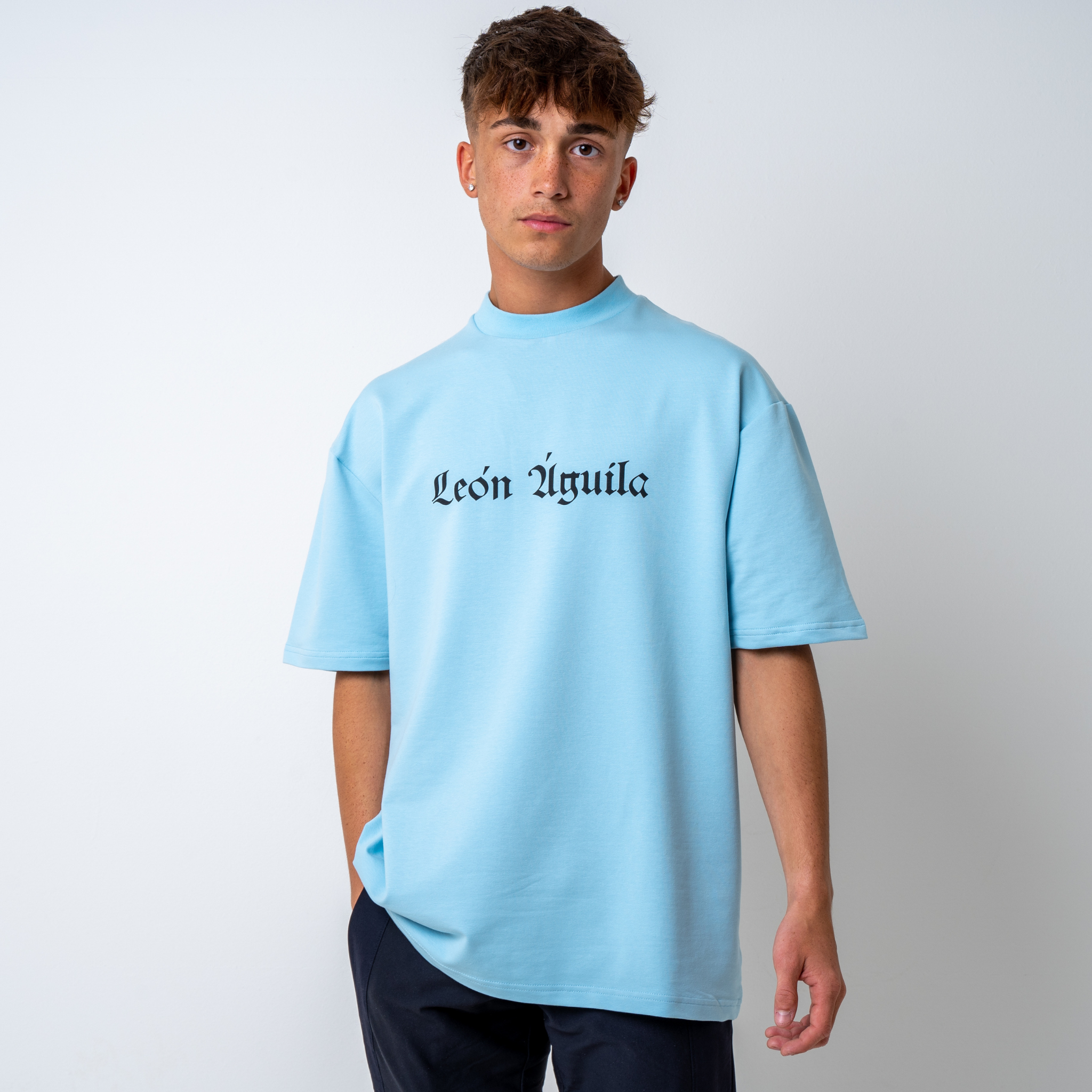 Crystal Blue Amsterdam Oversized T-Shirt