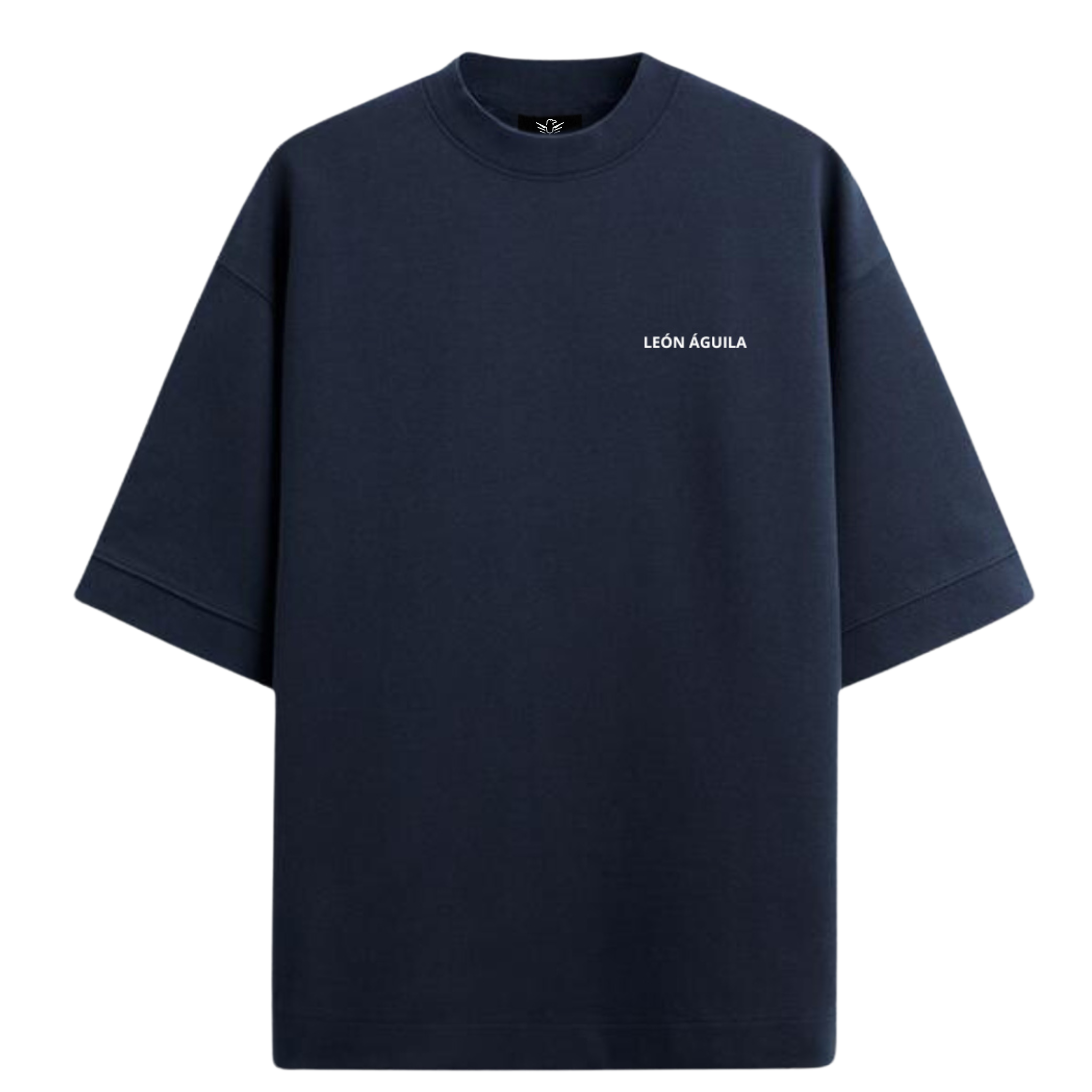 Navy Tee with print